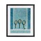 Stupell Industries Tennis Racket Trio Framed Print Under Glass, design by Franklyn Gregory